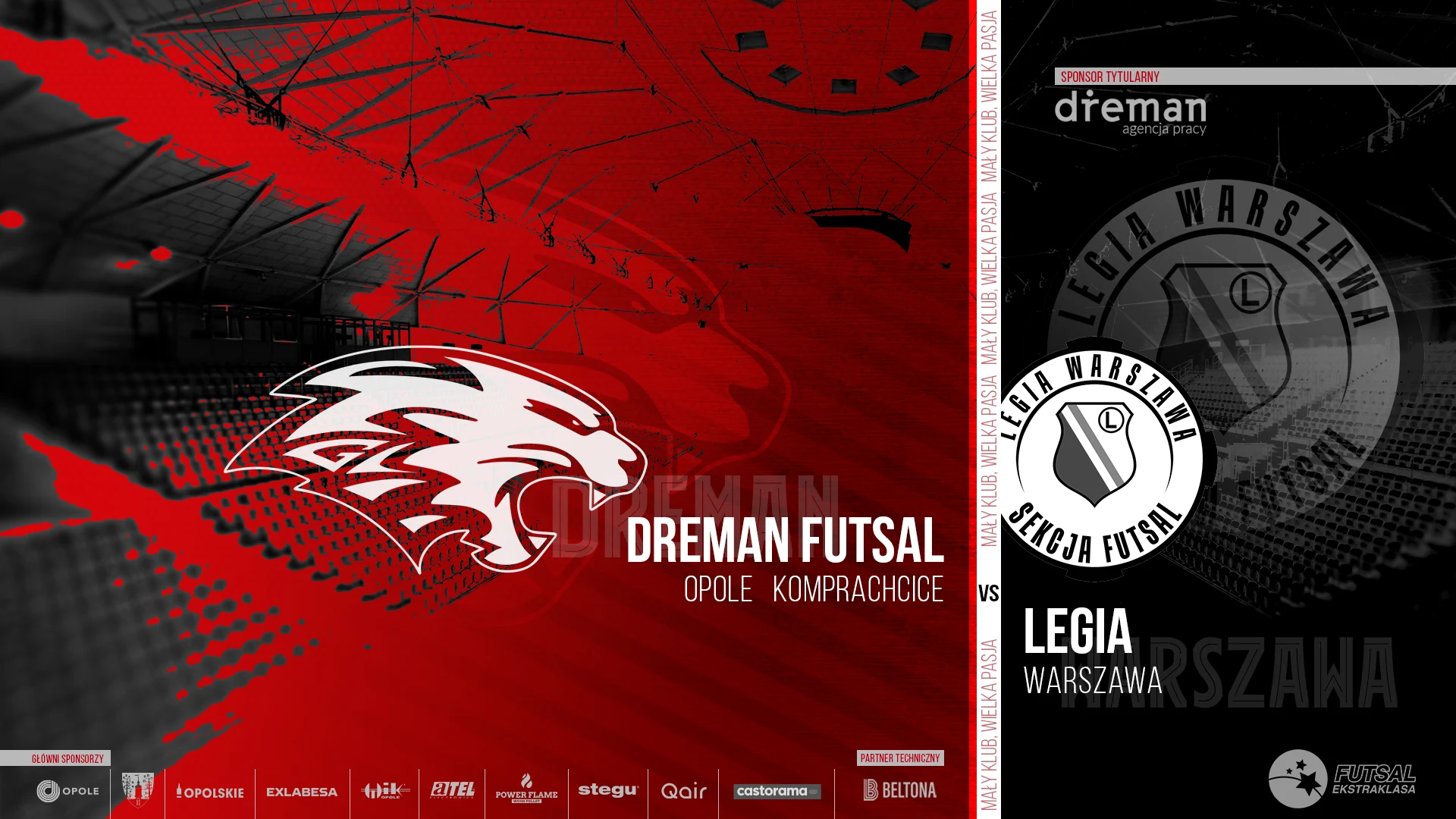 Dreman Futsal vs Legia Warszawa - Opole